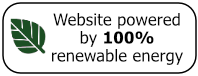 Powered with 100% renewable energy